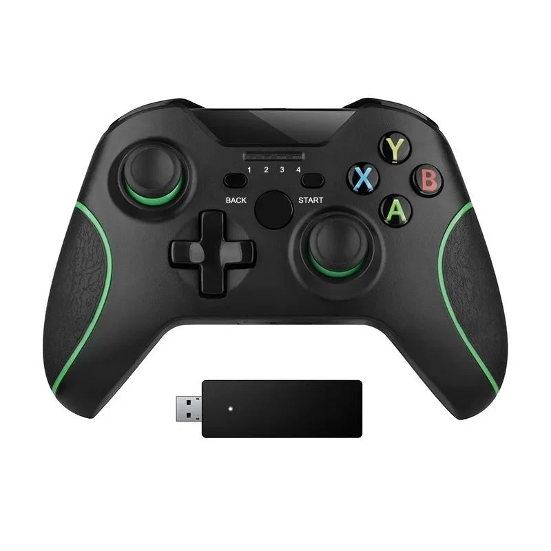Controle Sem Fio Compatível com PC PS3 e smart TV Wireless Preto bateria recarregável