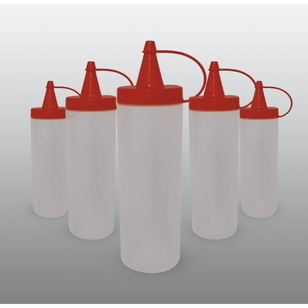 Kit 3 Bisnagas Vermelha 250ml  molho de lanchonete  Ketchup  Maionese  Mostarda Profissional Restaurante