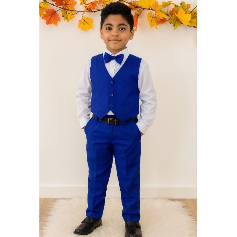 Conjunto Social Pajem Camisa Branca Gravata Calça e Colete  Conjunto Social Para os Meninos