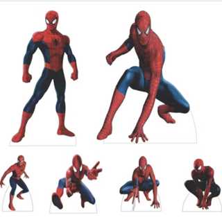 Kit Decorativo de displays de festas em mdf totem DECORACAO HOMEM ARANHA em Oferta na Shopee