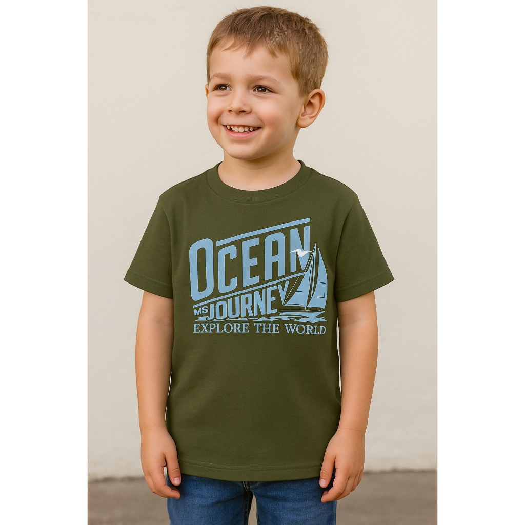Kit Sortido 5 Camisas Infantil Masculino Menino Algodão Camiseta Manga Curta Verão Tamanho 02 ao 10