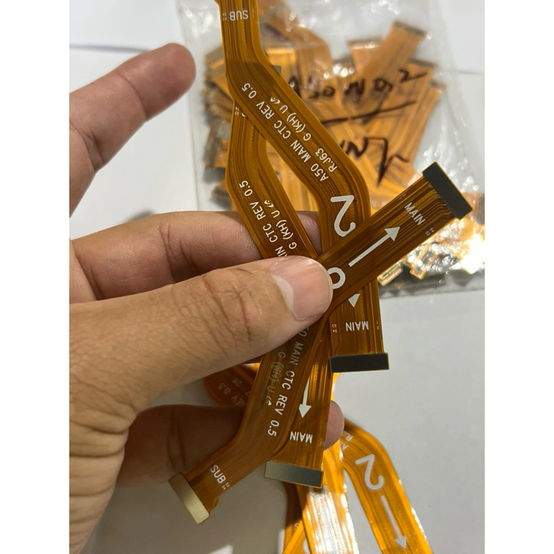 Cabo Flex LCD Nº2 Samsung Galaxy A50 A505 | Flex Placa Mãe Main/Sub | Peça Nova de Reposição Premium