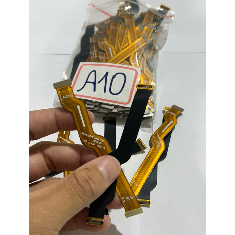 Cabo Flat Flex LCD Samsung Galaxy A10 A105 | Flex Main/Sub Placa Mãe | Peça Nova Reposição