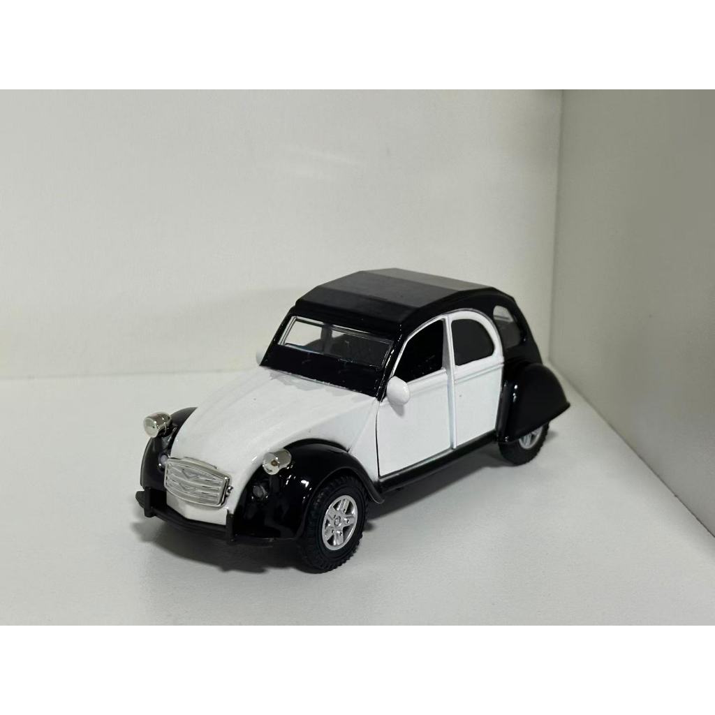 Miniatura Citroën 2CV Carrinho De Metal Fricção Abre As Portas Miniatura Carro Antigo Metal Coleção