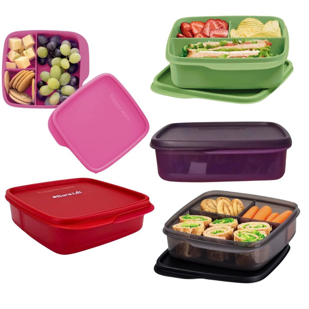 Tupperware Basic Line 550ml com Divisórias em Oferta na Shopee