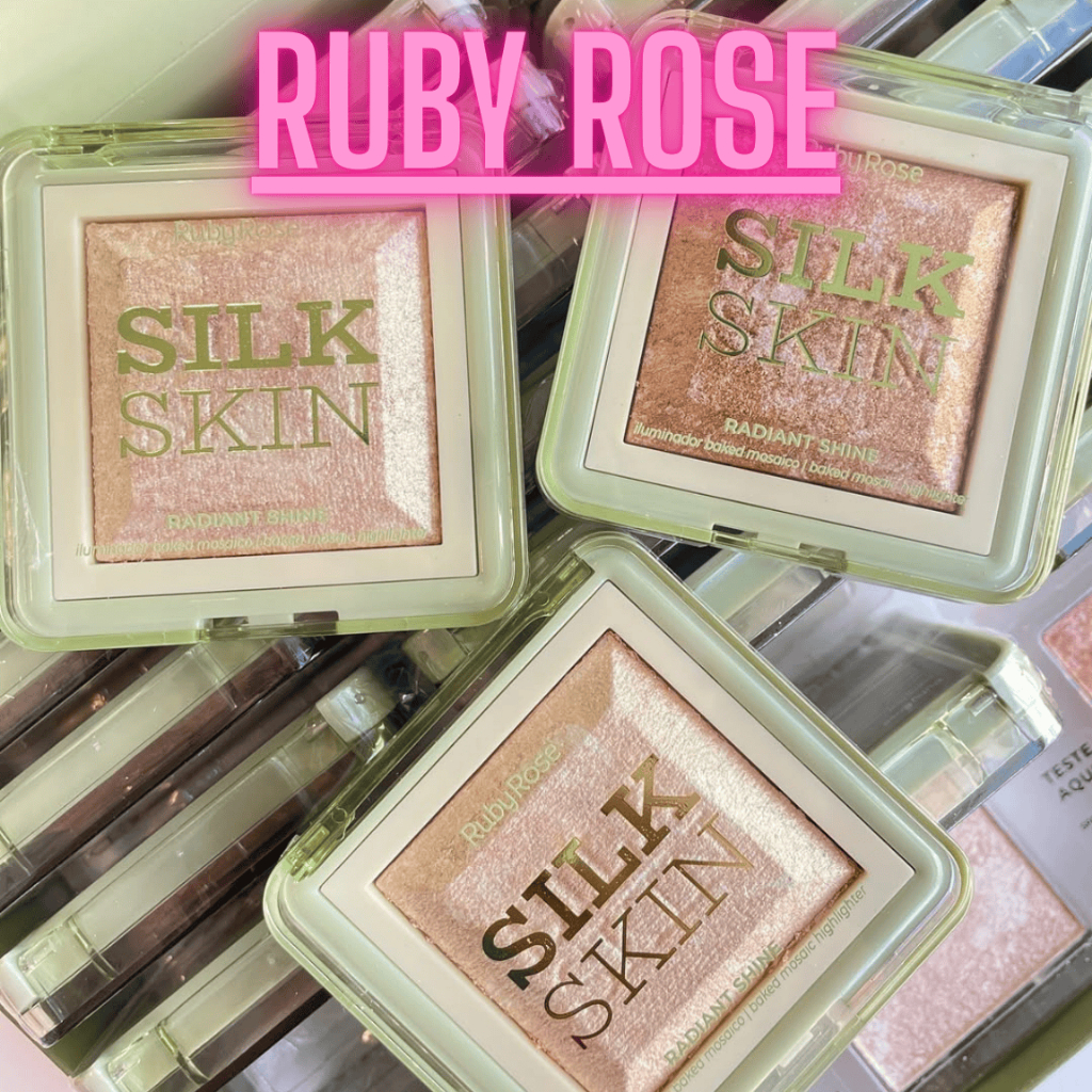 Iluminador Silk Skin Ruby Rose Radiante Shine - Iluminador Baked Ruby Rose