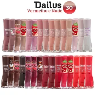 KIT 30 ESMALTES DAILUS NOVA COLEÇÃO - ENVIO IMEDIATO - ATACADO