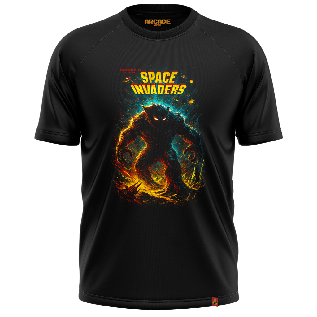 Camiseta Gamer classico Video Game Arcade Invaders Space Retrô Jogo Video Game