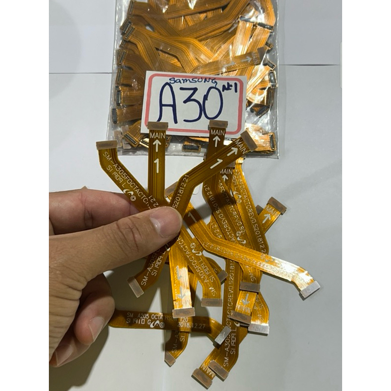Cabo Flex LCD Nº1 Samsung Galaxy A30 A305 | Flex Placa Mãe Main/Sub | Peça Nova Reposição