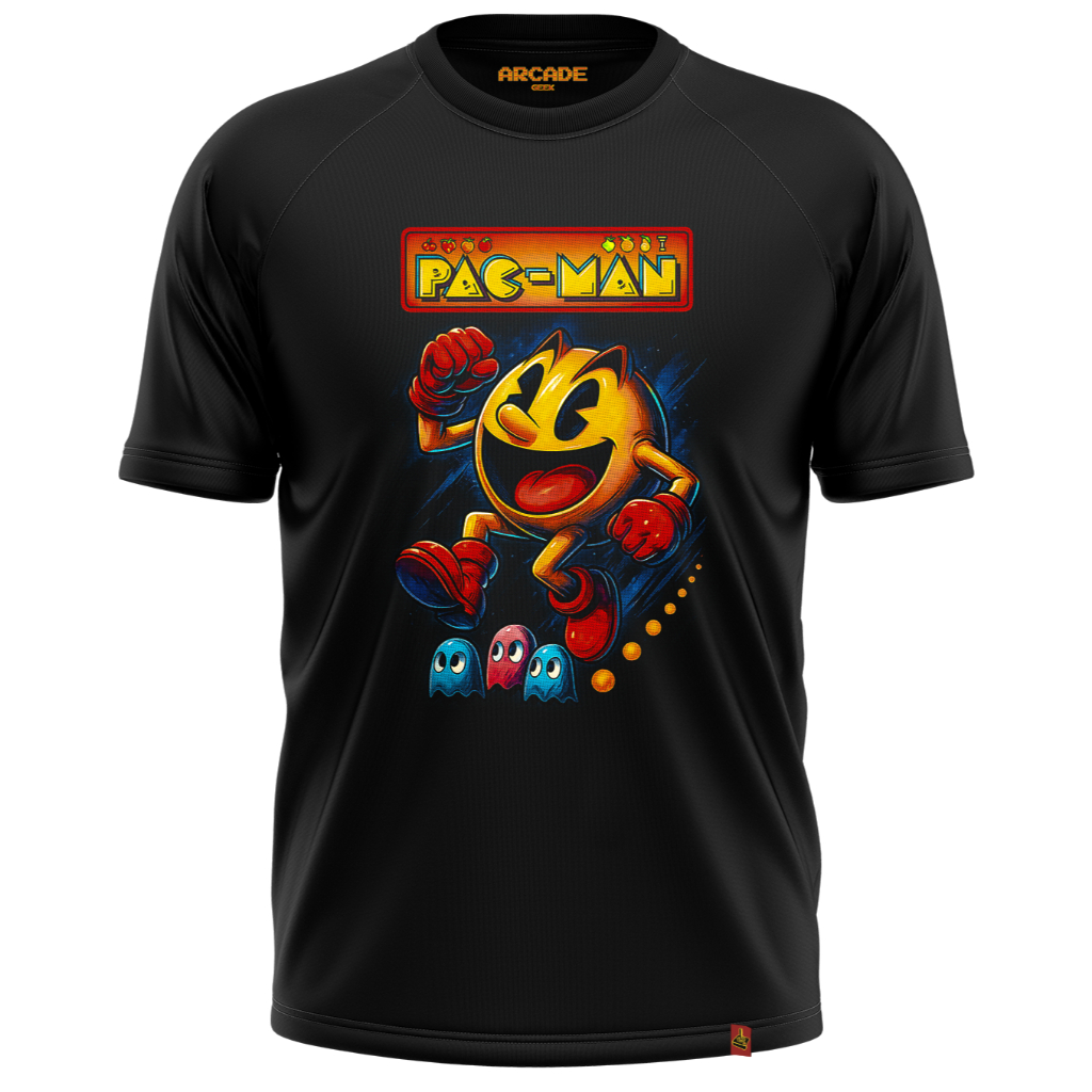 Camiseta Gamer Classico Come Come Pac Aventura Old Arcade Fliperama Video Game