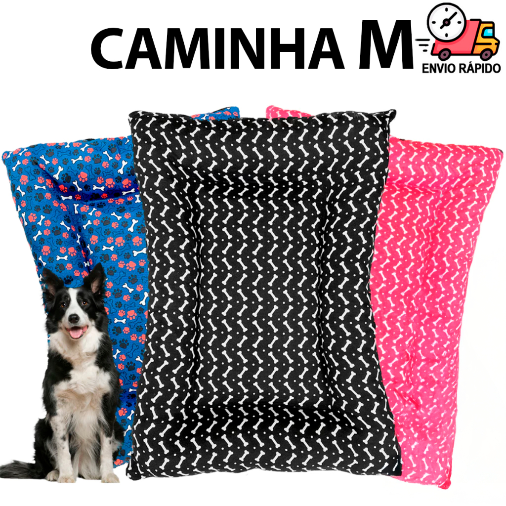 Cama Caminha Colchonete Para Cachorro Gato Pequeno Medio Porte
