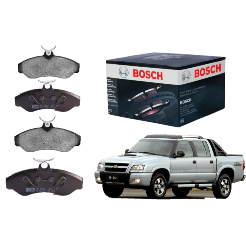 Pastilha Freio Bosch S10 4.3 V6 Bb107 2000 2001 2002 2003