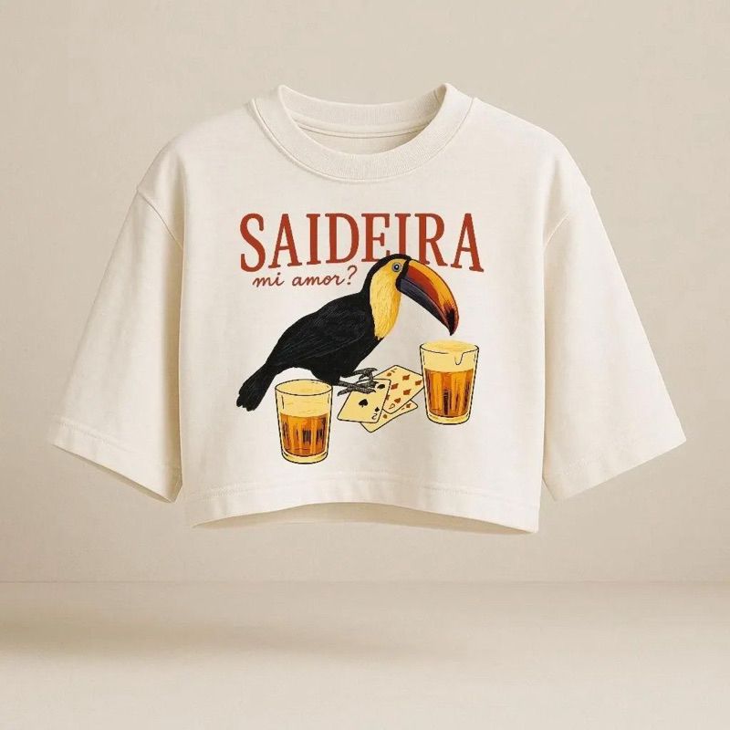 Cropped Oversized Farm: Onde Comprar | BuscaProdutos