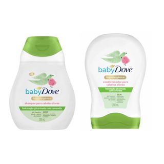 Shampoo e Condicionador - Dove baby cabelos claros 200 ML em Oferta na Shopee