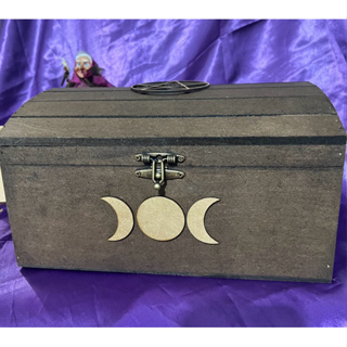 BÁU DA BRUXA GRANDE BAU PARA UTENSÍLIOS DA BRUXA MDF em Oferta na Shopee