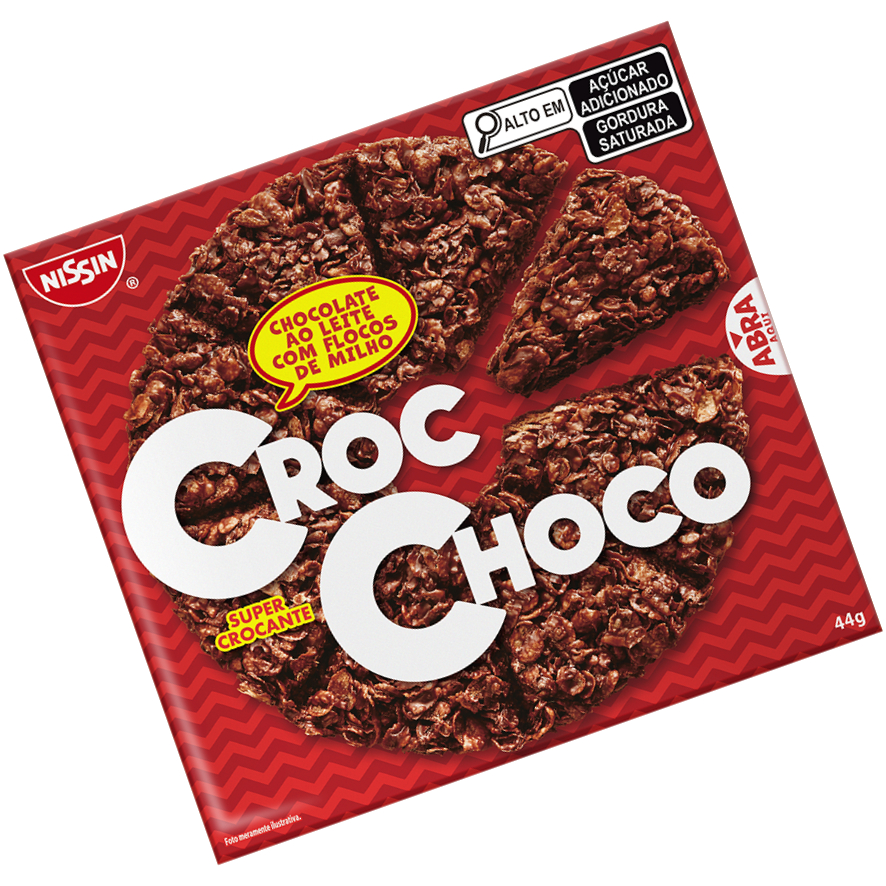 Multi-pack Croc Choco Chocolate Ao Leite Nissin 44g