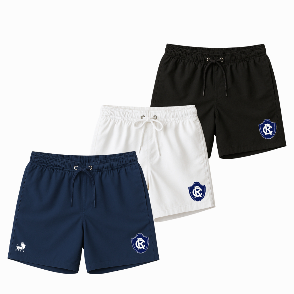 KIT 3 SHORT REMO LEÃO AZULINO FUTEBOL CORRIDA TACTEL ELASTANO ESPORTIVO DRY FIT REMOÇADA em Oferta na Shopee