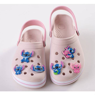 Sandalia Babuche juvenil e adulto+Botons do stitch confortavel Leve Solado Antiderrapante. em Oferta na Shopee