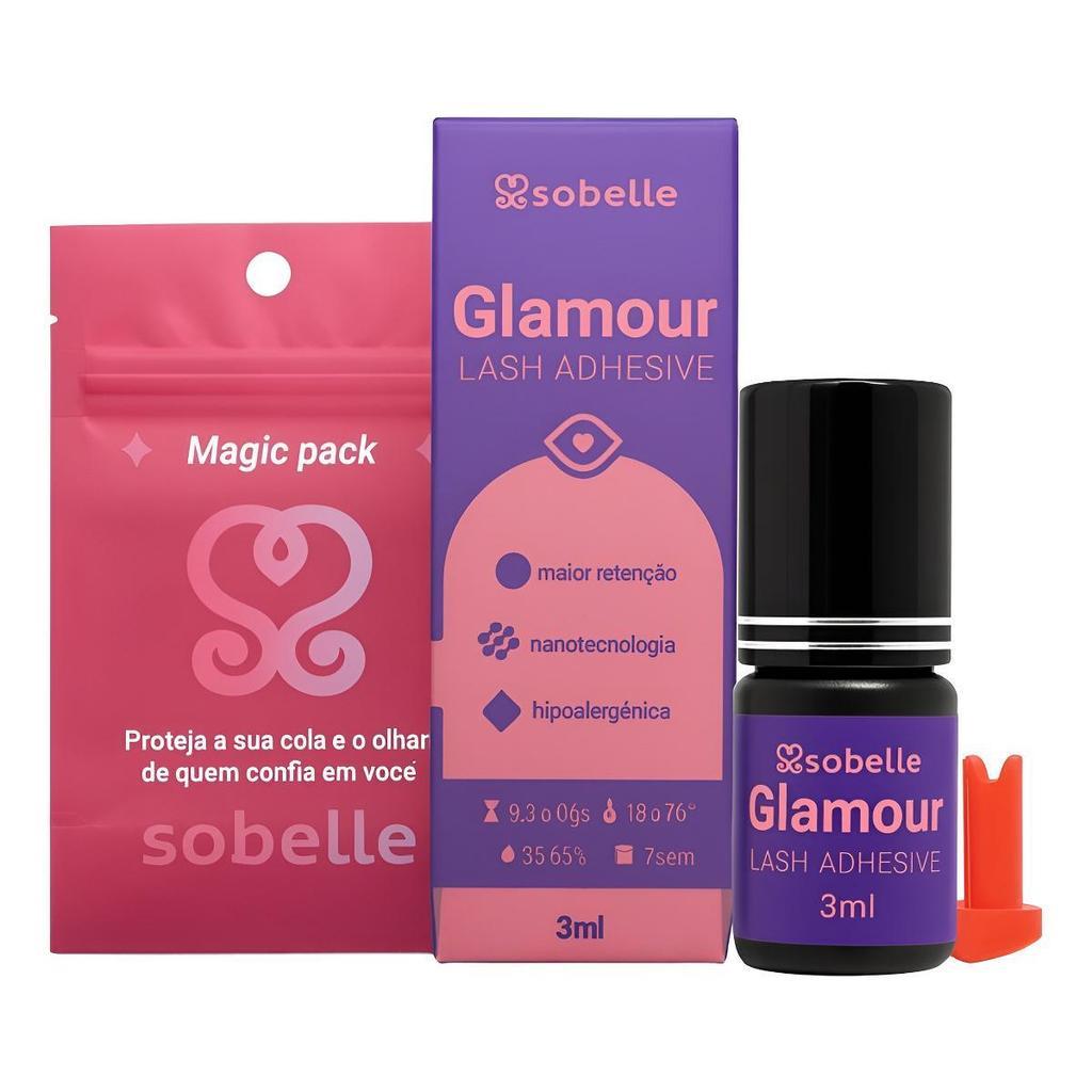 Cola Adesivo Glamour Sobelle Alongamento Extensão de Cílios Alta Retenção Cilios Fio Volume Russo em Oferta na Shopee