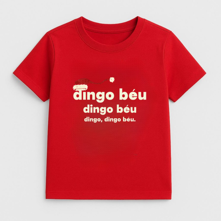 Camiseta Infantil Unissex Natal Dingobell Camiseta Masculina Blusa Feminina Feliz Natal Lançamento