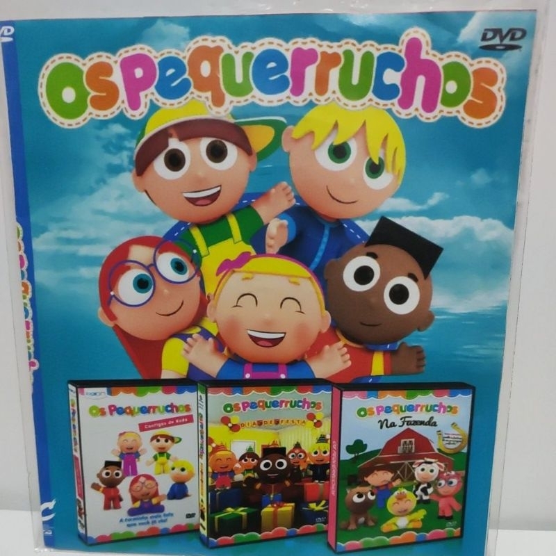 dvd os pequerruchos 3x1 novo copia