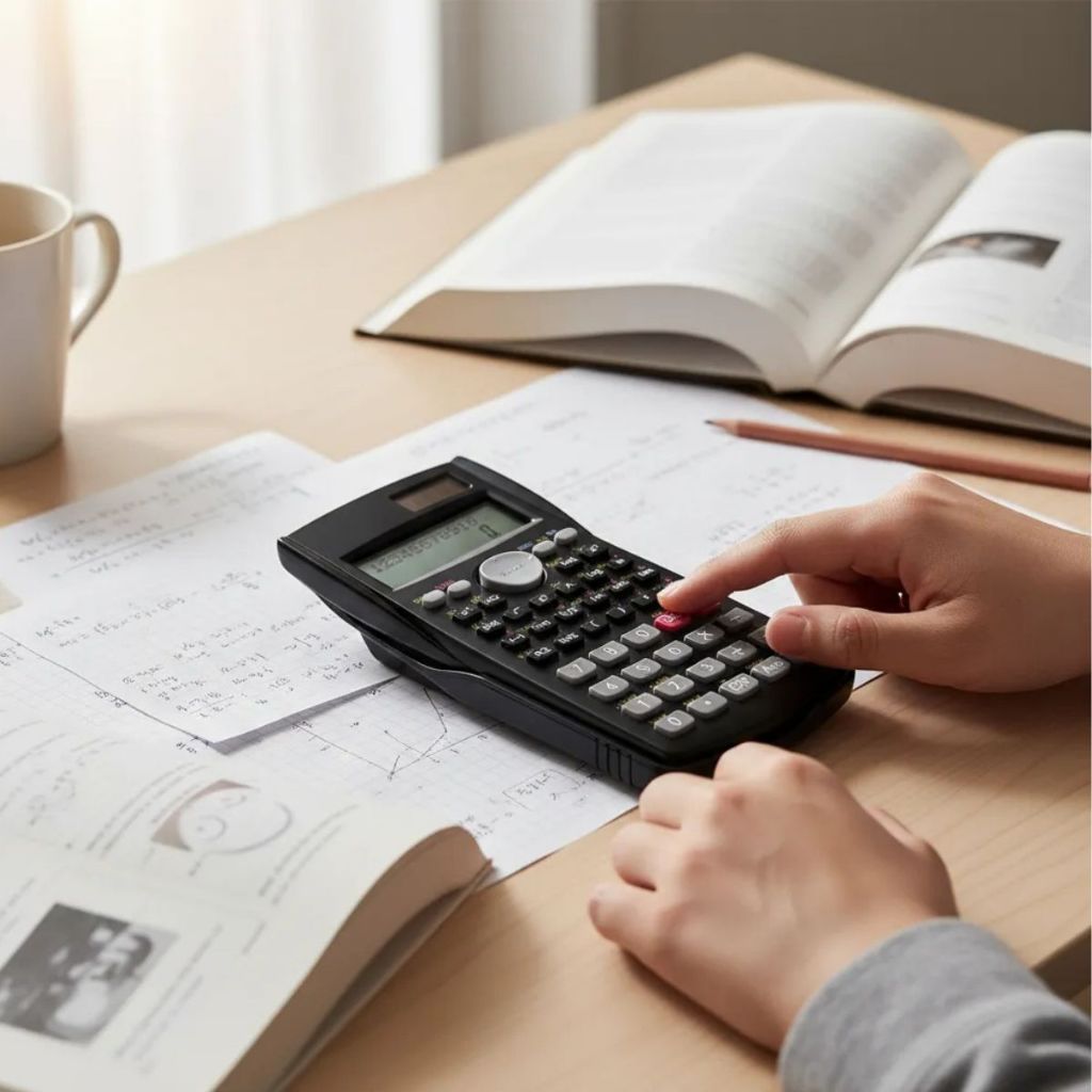 Elgin CC-240 Calculadora Científica Preta 240 Funções 12 Dígitos com Capa e Display Articulável — imagem 2 de 2