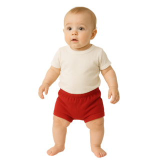 Kit c/3 Shorts Bebê - 100% Algodão - Suedine em Oferta na Shopee