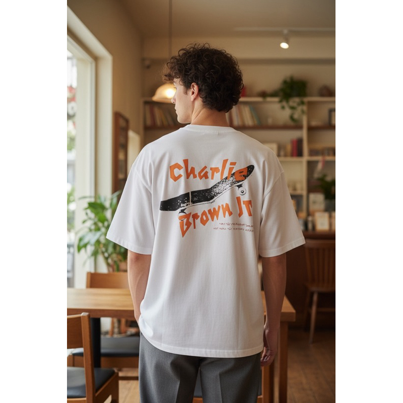 Camiseta Oversized Banda Charlie Brown Jr Chorão Streetwear Masculina Skate Feminino Rock Nacional Rap Música Chorão