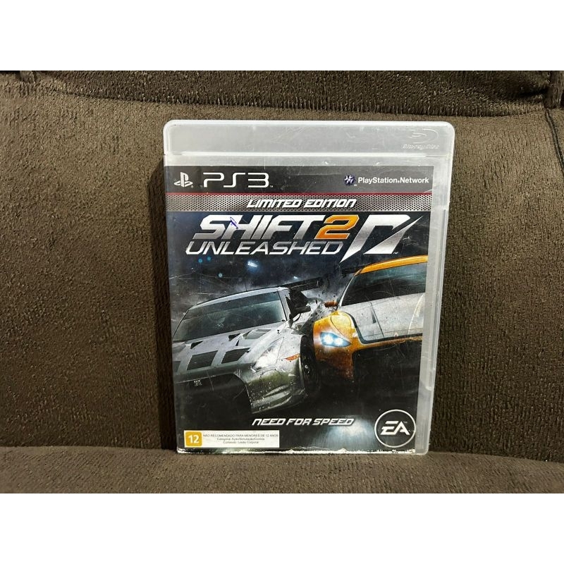 Need for Speed Shift 2 Unleashed | PS3 Jogo Original | Mídia Física Testado e Funcionando