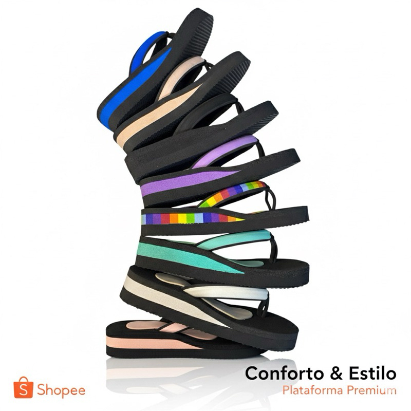 chinela feminina ortopedica confortavel super leve antiderrapante para fascite plantar e esporao