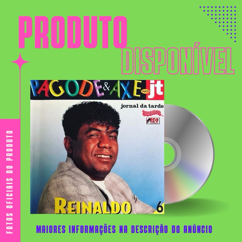 CD REINALDO - PAGODE E AXÉ NO JT VOLUME 6