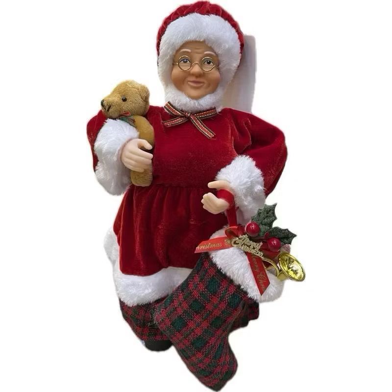 Mamãe Noel 30cm Enfeite Decoração De Natal Natalino-2510
