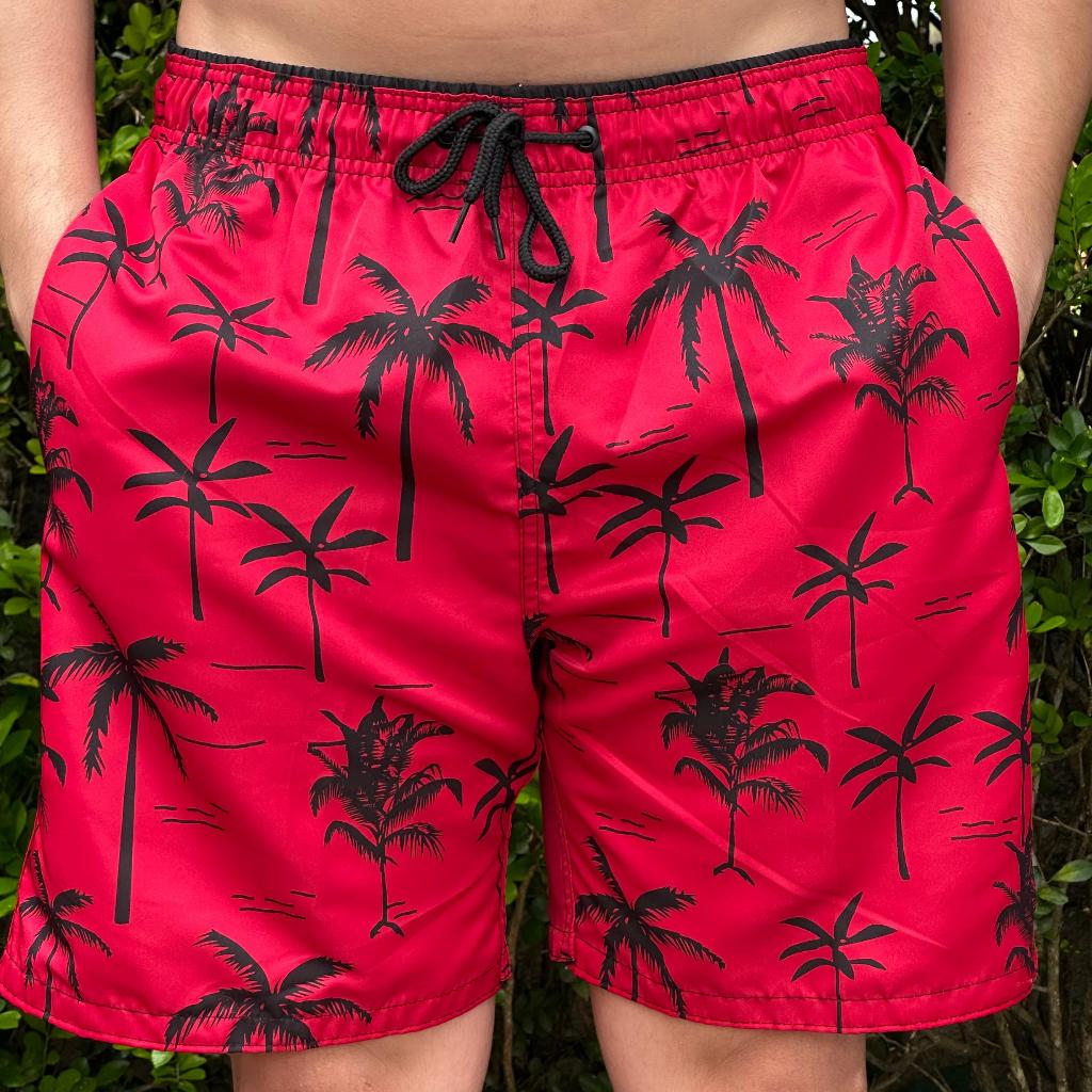 🌴 Shorts Mauricinho Coqueiro Tactel Grosso Premium Look Perfeito Para Curtir O Verão Envio Rápido