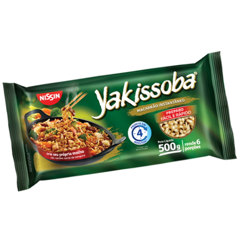 Multi-pack Yakissoba Instantâneo 4 Minutos Nissin 500g