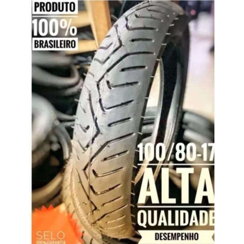 Pneu Twister Fazer Dianteiro 100/80/17 em Oferta na Shopee