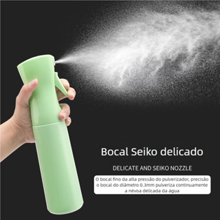 【Multiuso】Borrifador Jato Contínuo Névoa 200ml – Profissional para Cabelos, Plantas e Limpeza! em Oferta na Shopee
