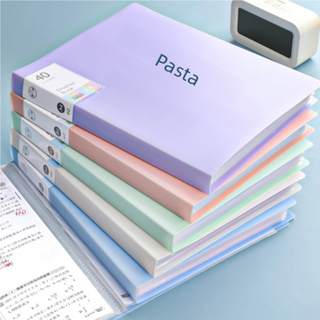 【Essencial para o Escritório】Pasta Catálogo A4 + 60 Envelopes de Plástico, Resistente à Umidade e Sem Arrugas, Protege D em Oferta na Shopee