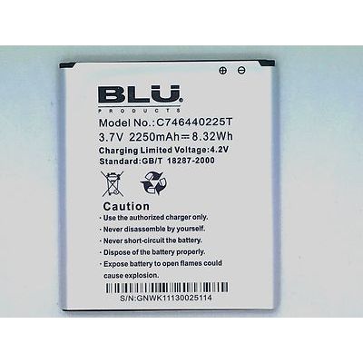bateria cel. blu c746440225t usada bom estado