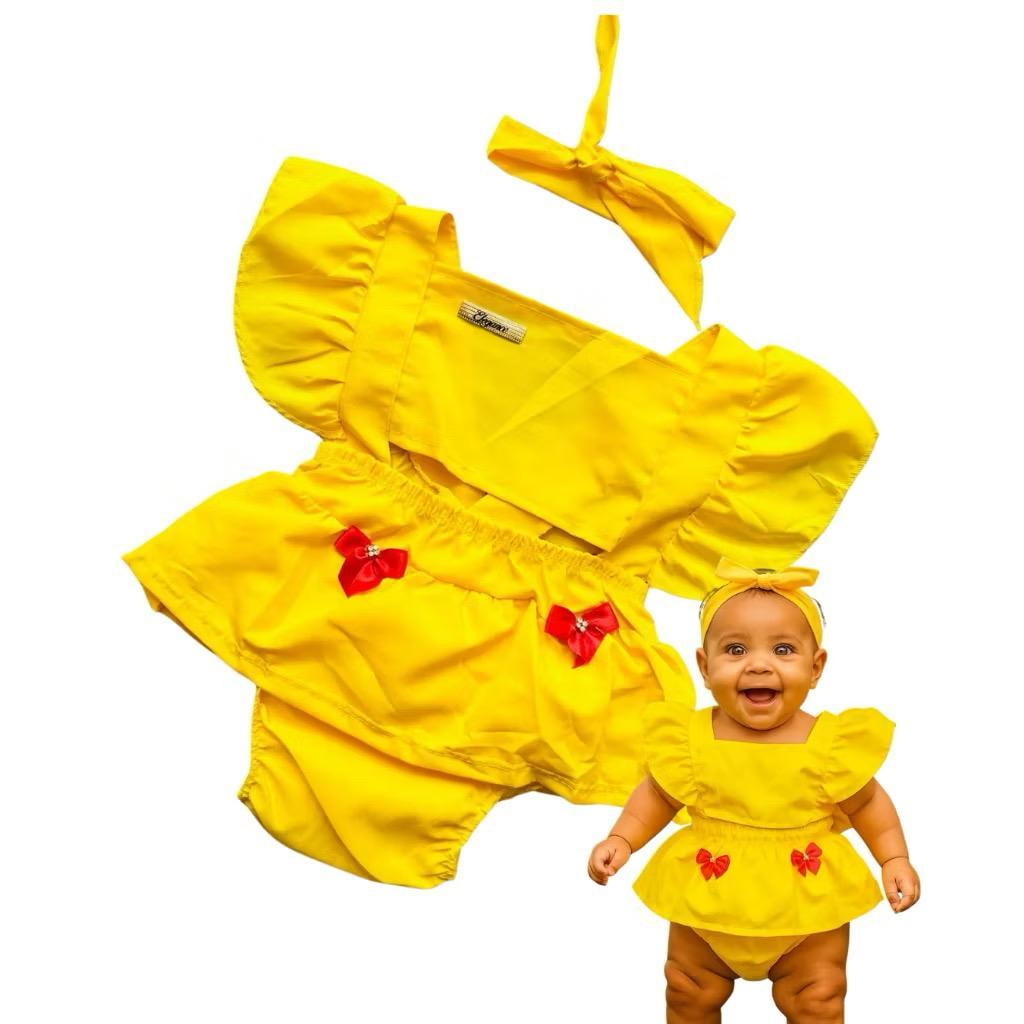 Romper  mesversário  da Bela