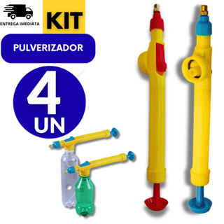 Kit Pulverizador Manual Para Garrafa Pet 04 Unidades - Praticidade e Economia Qualidade Resistência e Durabilidade em Oferta na Shopee