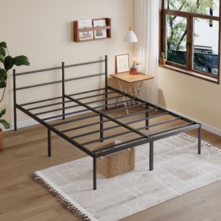 Cama Casal Cama Solteiro de Metal c/ Cabeceira - Dobrável, Reforçada e Silenciosa. Fácil de Montar. Vão p/ Armazenamento em Oferta na Shopee