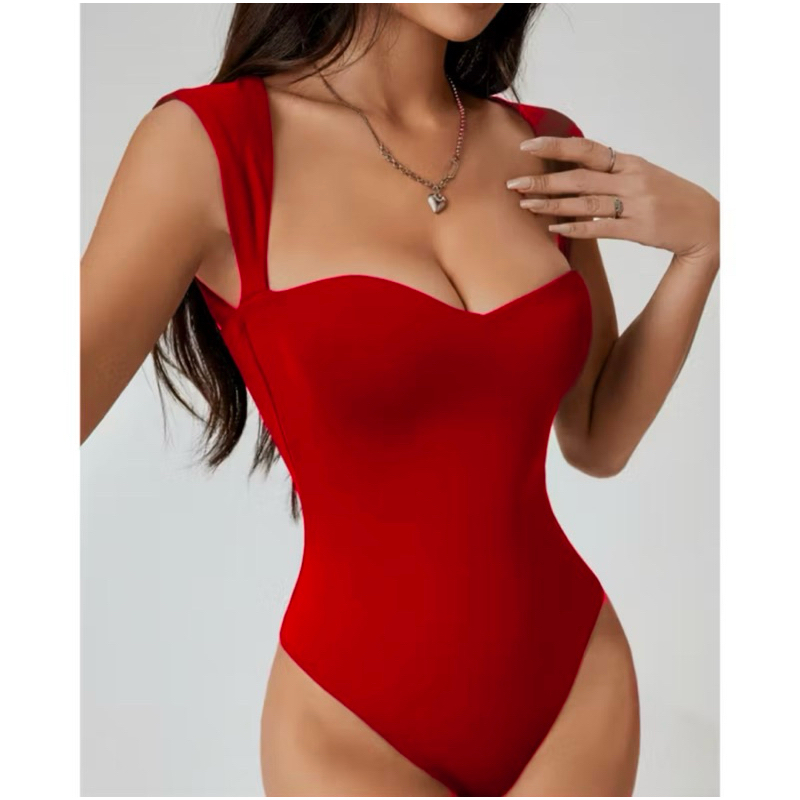 Body decote coração com bojo alça larga assimétrica perfeito sexy elegante decotado estiloso confortável poliamiada