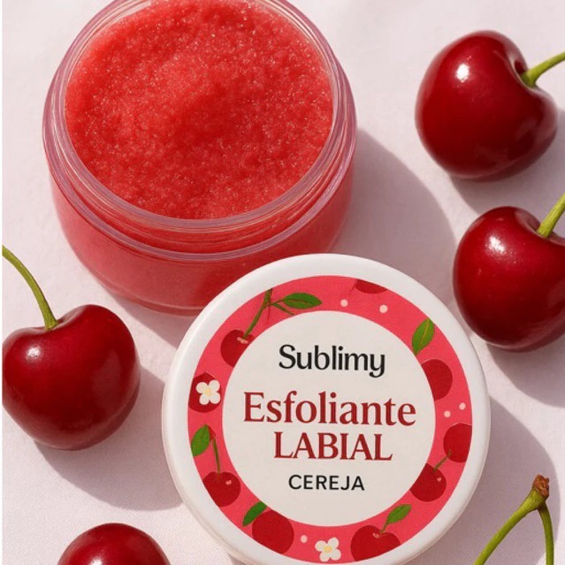 Esfoliante Labial Cerejas Lip Scrub - Vitamina E / Spa Labial