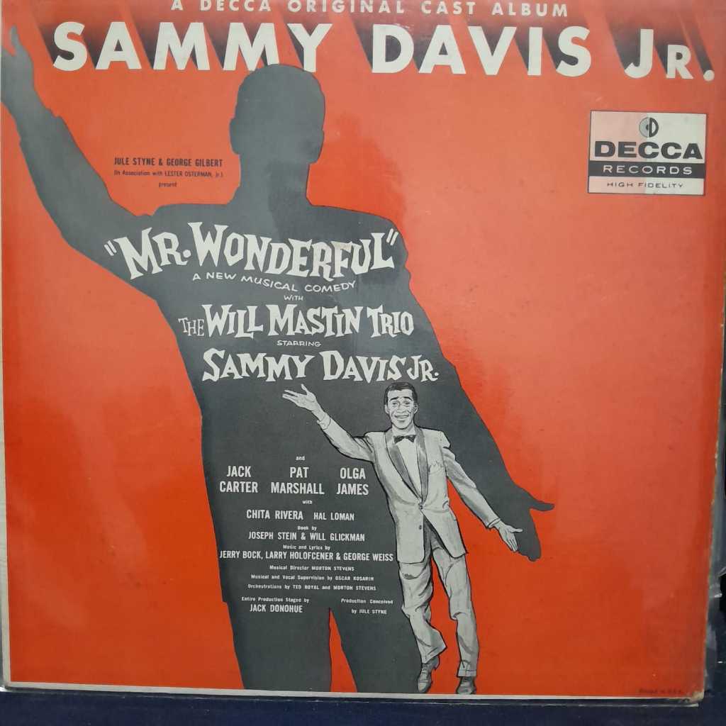 LP MR. WONDERFUL – SAMMY DAVIS JR. / IMPORTADO / MONO / LP ÓTIMO / CAPA ÓTIMA / ACOMPANHA TODAS AS FAIXAS ORIGINAIS DO M