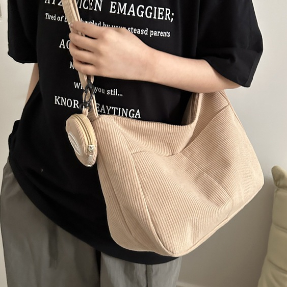 Bolsa de Grande Capacidade para Todos de Ombre Moda-Vendida com Pingente em Oferta na Shopee