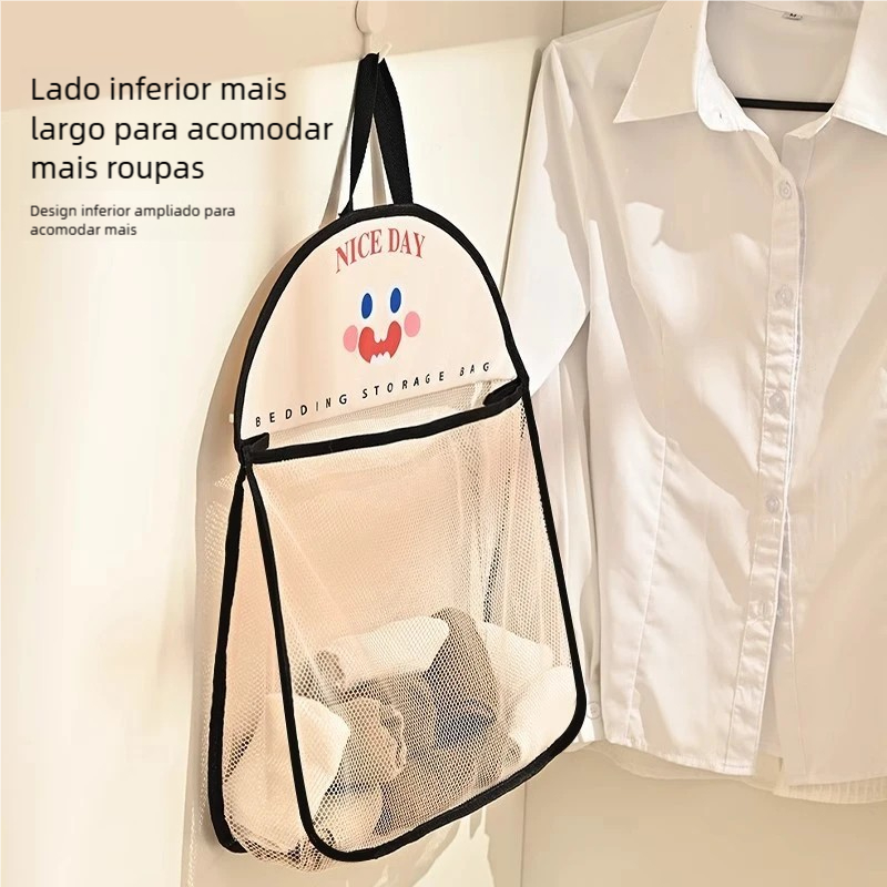 Saco Multiuso de Malha – Suspenso Desenho Animado, Meias e Bolsas Pequenas em Oferta na Shopee