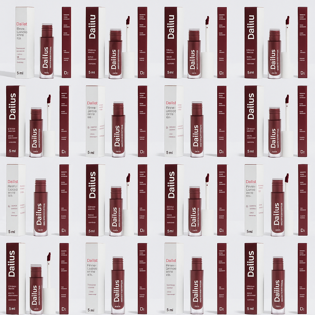 Kit c/6 unidades Batom Liquido Dailus Matte Ultra-hidratante 12h Sapatilha