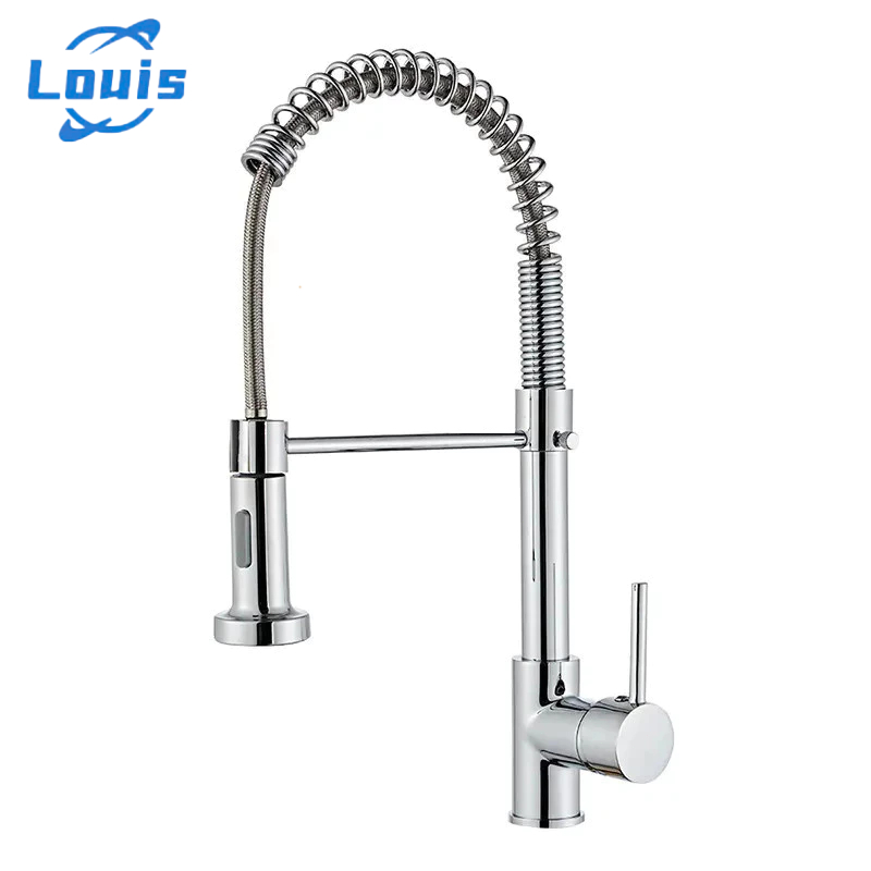 Louis Torneira Cozinha Inox Flexível Torneira De água Quente e Fria Ajustável Modo De Bica Duplo em Oferta na Shopee