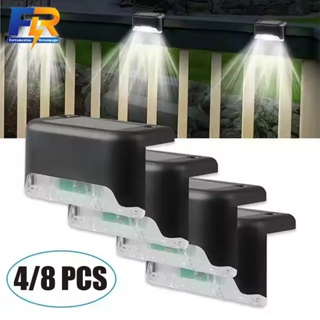 Kit Luminária Solar 4/8pcs De Escada e Parede a Prova Dágua Para Decoração Externa De Jardim e Muro em Oferta na Shopee
