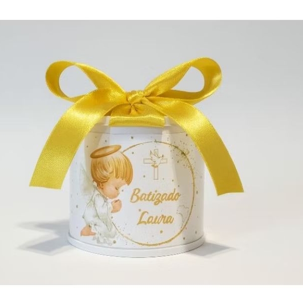 Tubolata Personalizada 5x6 cm • Batizado •Lembrancinha Festa Infantil • Aniversário • Chá de Bebê • Brinde Personalizado
